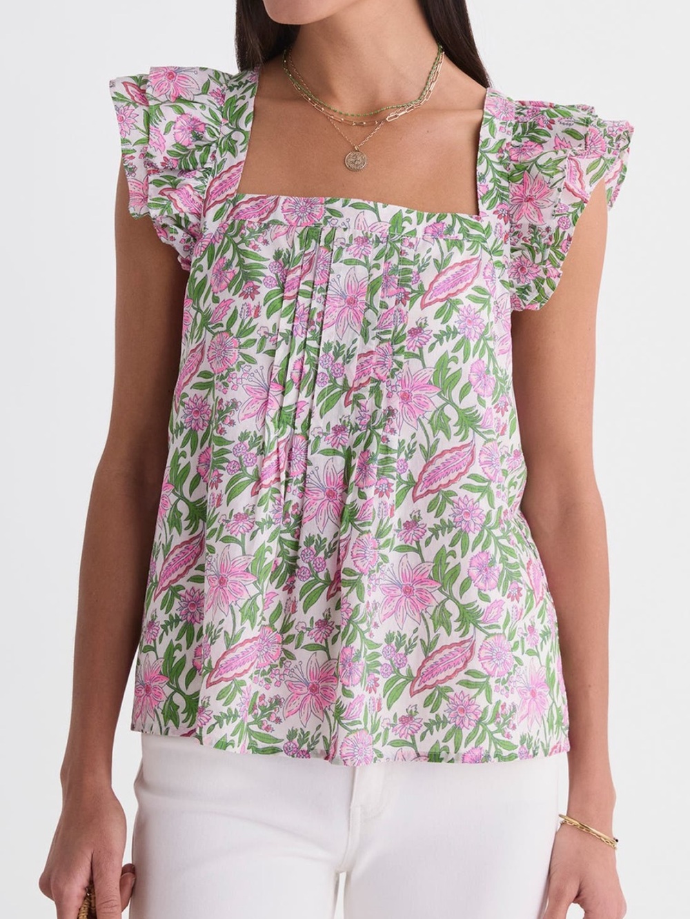 Vineyard Vines Martha’s Vineyard Shiloh Square Neck Top - Picture 3 of 3